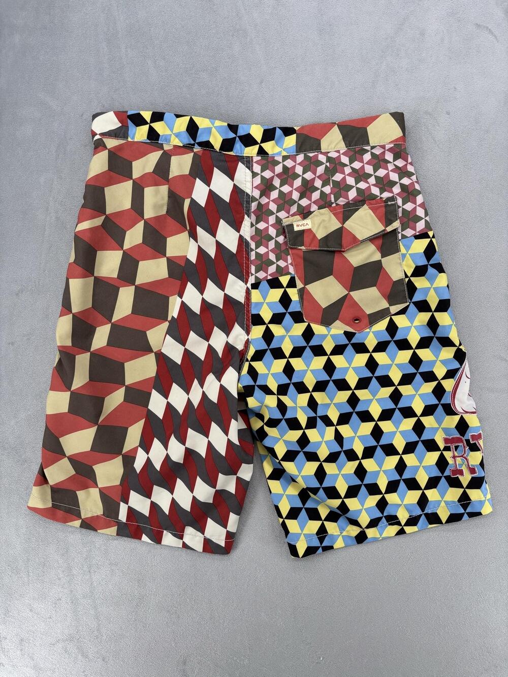 Vintage 2000’s Rare limited edition RVCA board Shorts Barry McGee Men’s Size 31 - Picture 2 of 13